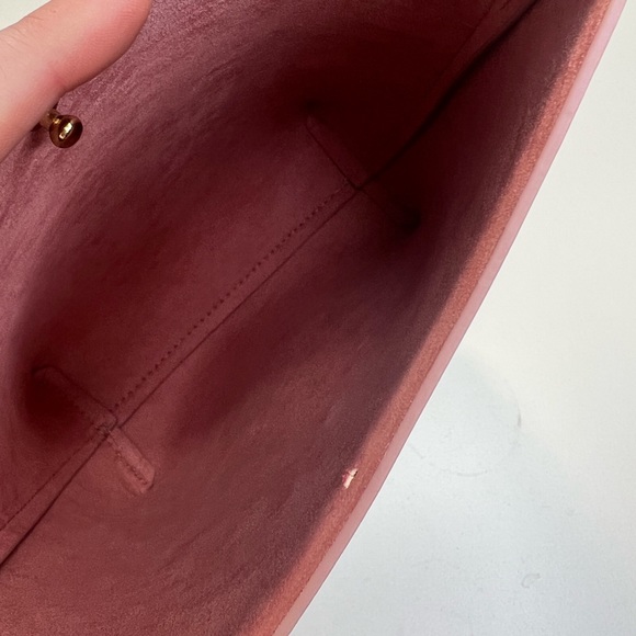 SAMARA Medium Vegan Leather Shoulder Crossbody Bag Peony Pink New W/O Tags - Picture 11 of 11